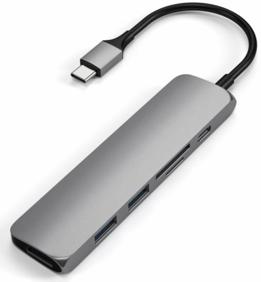 StacjaSatechi Multi-Port Slim V2 USB-C (ST-SCMA2M)